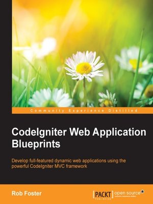 cover image of CodeIgniter Web Application Blueprints